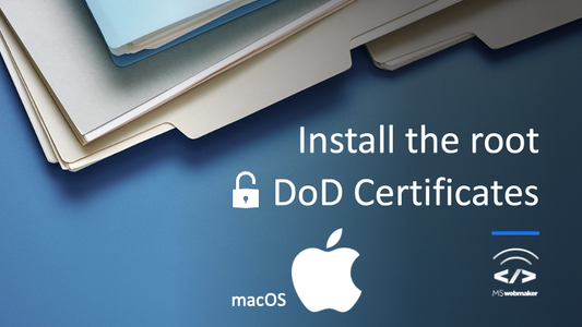 DoD Certificates - Mac OS System