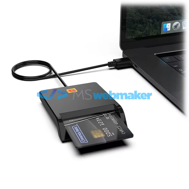 Rocketek USB 2.0 Sam Slot ATM EMV Card Reader – Smart SIM Card Reader Drive